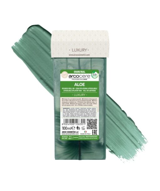 Arcocere depilační vosk Roll On hypoalergenní 100ml- Aloe Vera - Image 4